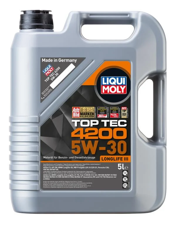 Масло моторное Liqui Moly Molygen 5w30 TOP Tec 4200 5л