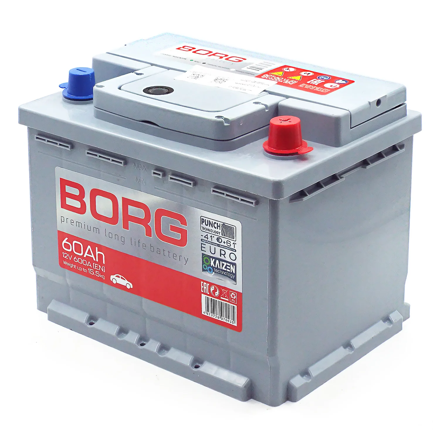 Аккумулятор BORG Premium 60 Ач о.п. Фото 1