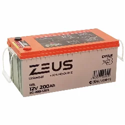 Аккумулятор ZEUS ZG-200-12DS GEL (12V200Ah) универсальный Фото 1