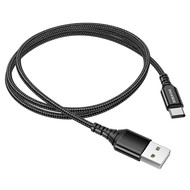 Кабель USB - Type-C Borofone BX54 плетеный черный 1м