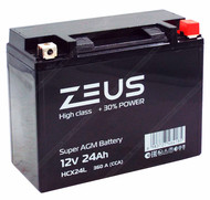 Аккумулятор ZEUS HIGH CLASS AGM 24 Ач о.п. (HCX24L)