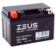 Аккумулятор ZEUS HIGH CLASS AGM 12 Ач п.п. (HC12A)