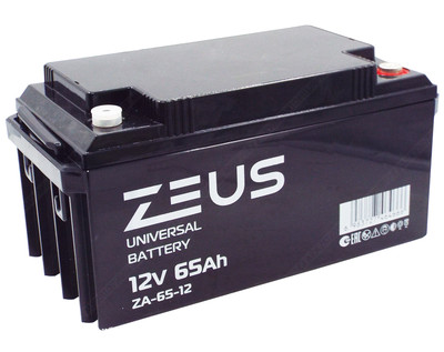 Аккумулятор ZEUS ZA-65-12 (универсальный)