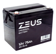 Аккумулятор ZEUS ZA-75-12 (универсальный)