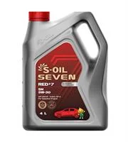 Масло моторное 5W30 S-OIL 7 RED #7 SP синт., 4л РАСПРОДАЖА