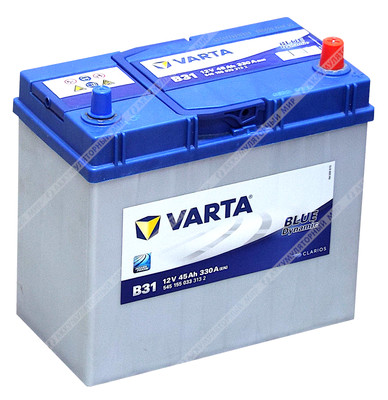 Аккумулятор VARTA Blu Dynamic Asia B31 45 Ач о.п.