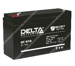 Аккумулятор Delta DT 612 (для слаботочных систем) Фото 1