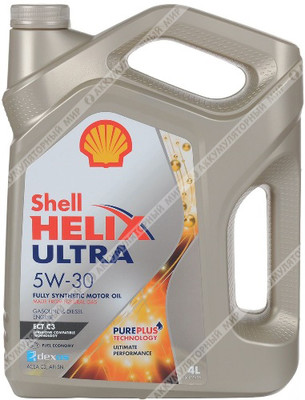 Масло моторное Shell Helix Ultra ECT 5W30 (4л)