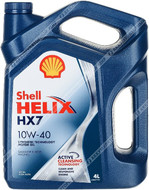 Масло моторное Shell Helix HX7 10W40 п/синт (4л)