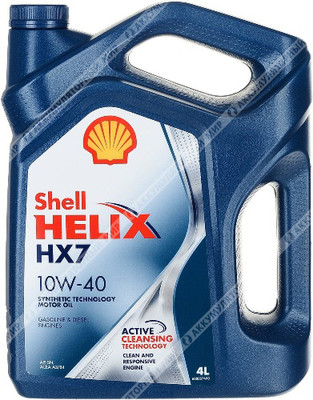 Масло моторное Shell Helix HX7 10W40 п/синт (4л)