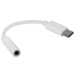 Переходник USB-C to Headphone Jack в упак. белый Фото 1