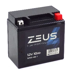 Аккумулятор ZEUS SUPER AGM 10 Ач о.п. (12N9-4B-1) Обратная полярность Фото 1