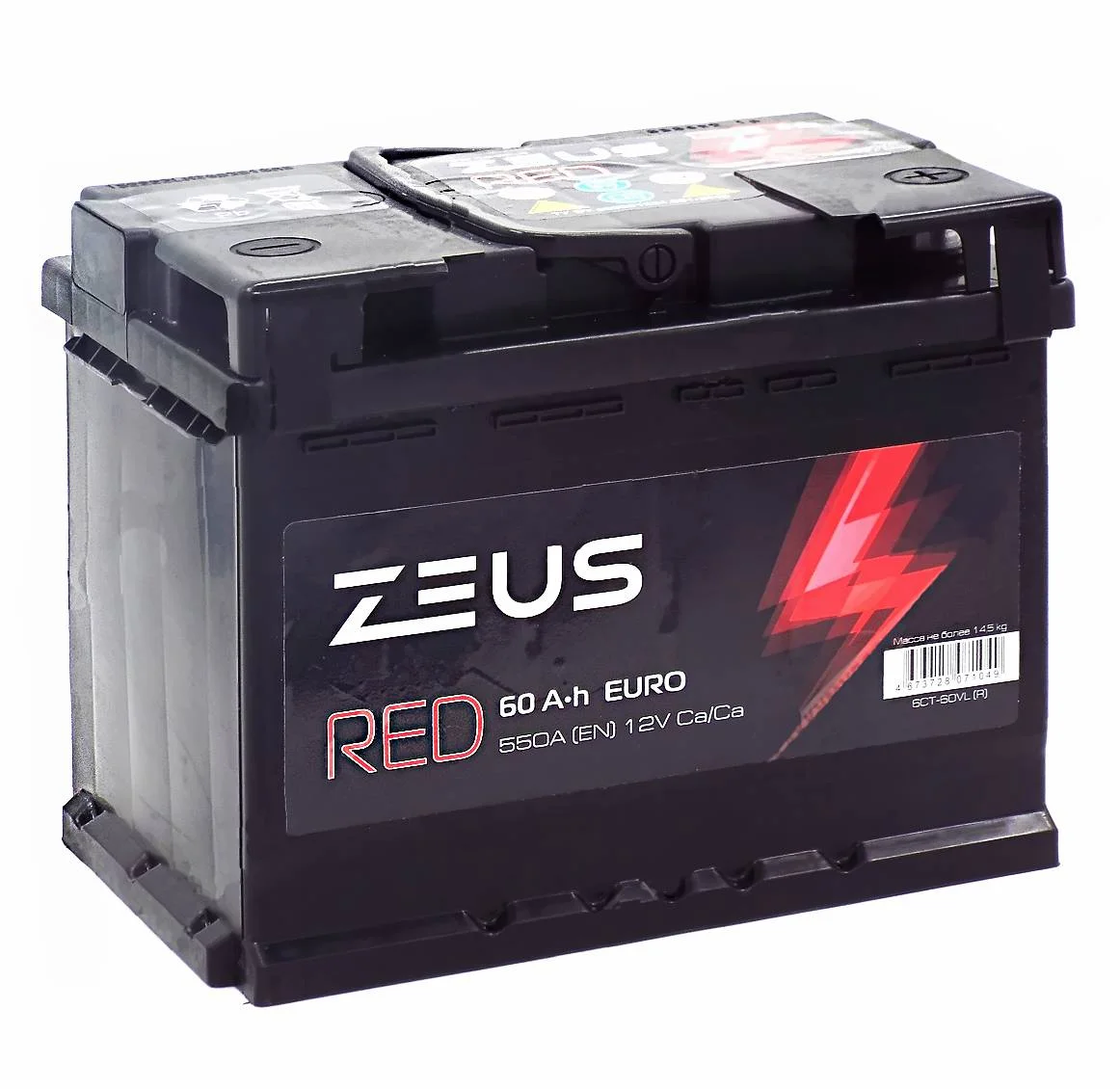 Аккумулятор ZEUS RED 60 Ач о.п.