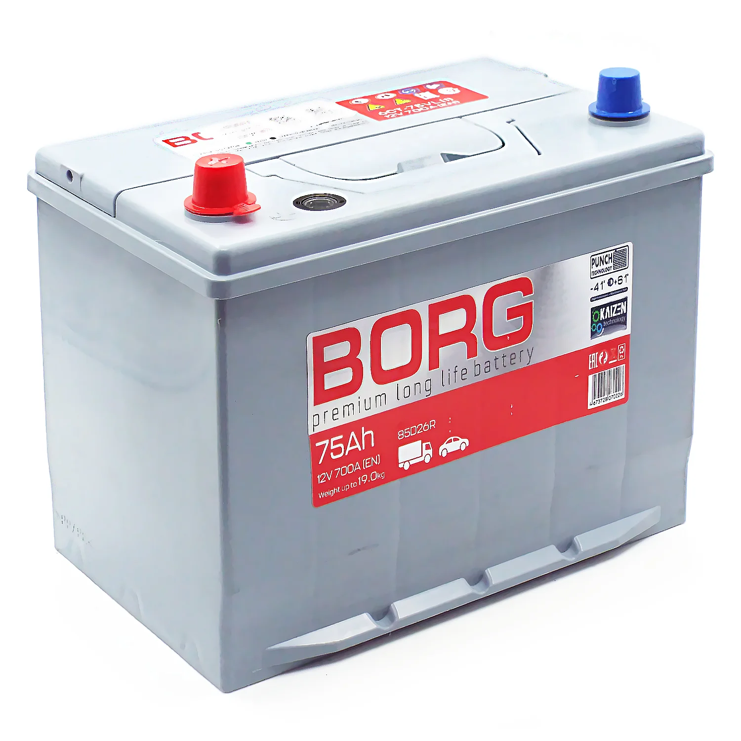 Аккумулятор BORG Premium Asia 85D26R 75 Ач п.п. РАСПРОДАЖА