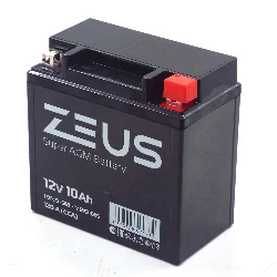Аккумулятор ZEUS SUPER AGM 10 Ач о.п. (12N9-3B) Фото 1