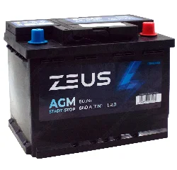 Аккумулятор ZEUS AGM 60 Ач о.п. Фото 1