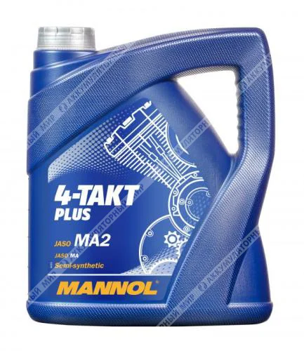 Масло моторное 4-Takt Plus Mannol 10w-40 4л Фото 1