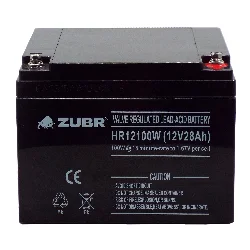 Аккумулятор ZUBR HR12100W (12V28Ah) универсальный Фото 1