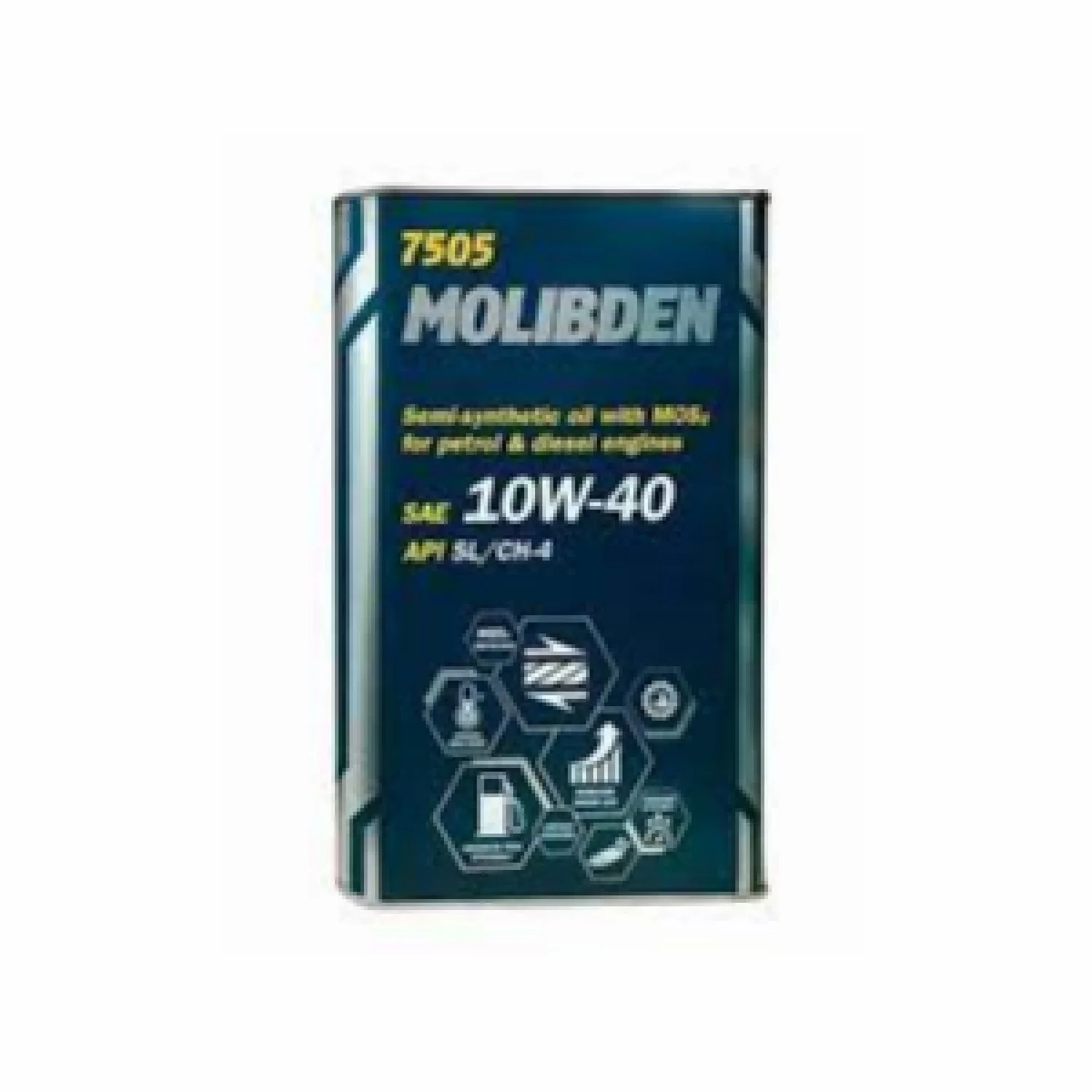 Масло моторное MANNOL Molibden 10W-40, 4л ж/б Фото 1
