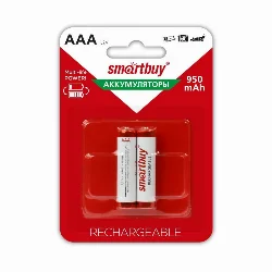 Аккумулятор Smartbuy AAA R03 950 mAh BL*2 Фото 1