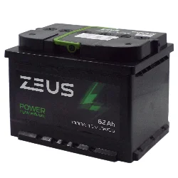 Аккумулятор ZEUS POWER 62 Ач о.п. Фото 1