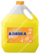 Антифриз Аляска G11 желтый 5кг