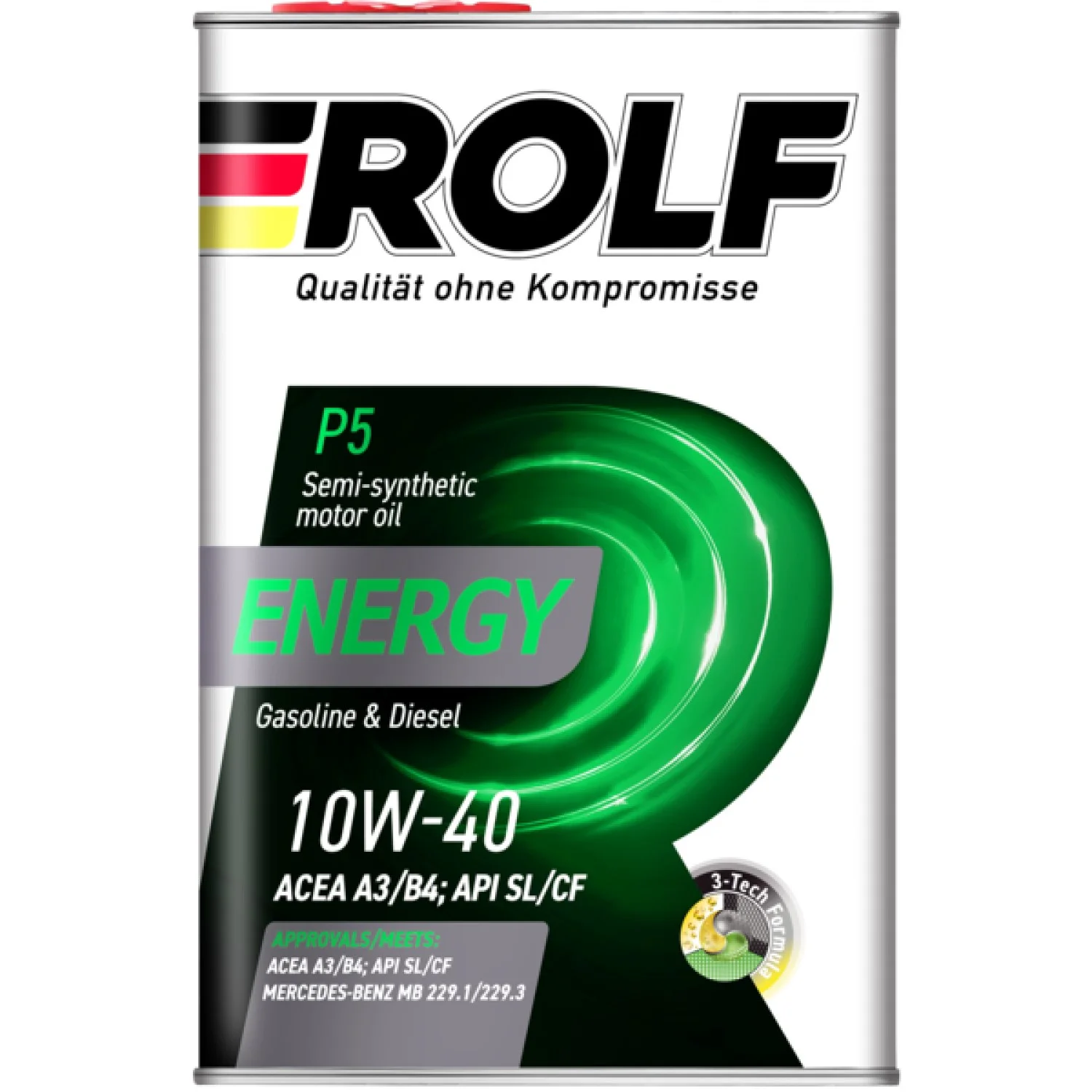 Масло моторное ROLF Energy 10W-40 SL/CF, 4л
