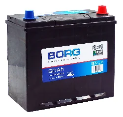 Аккумулятор BORG Standard Asia 55B24L 50 Ач о.п. евро клеммы (ТУРЦИЯ) Фото 1
