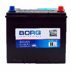 Аккумулятор BORG Standard Asia 55B24L 50 Ач о.п. евро клеммы (ТУРЦИЯ) Фото 1