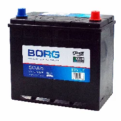Аккумулятор BORG Standard Asia 55B24L 50 Ач о.п. евро клеммы (ТУРЦИЯ) Фото 1