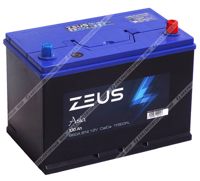 Аккумулятор ZEUS ASIA 115D31L 100 Ач о.п.