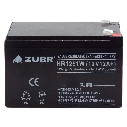 Аккумулятор ZUBR HR1251W (12V12Ah) универсальный Фото 1