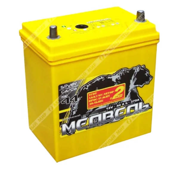 Аккумулятор Тюменский Медведь Asia 50B19R 44 Ач п.п. Фото 1