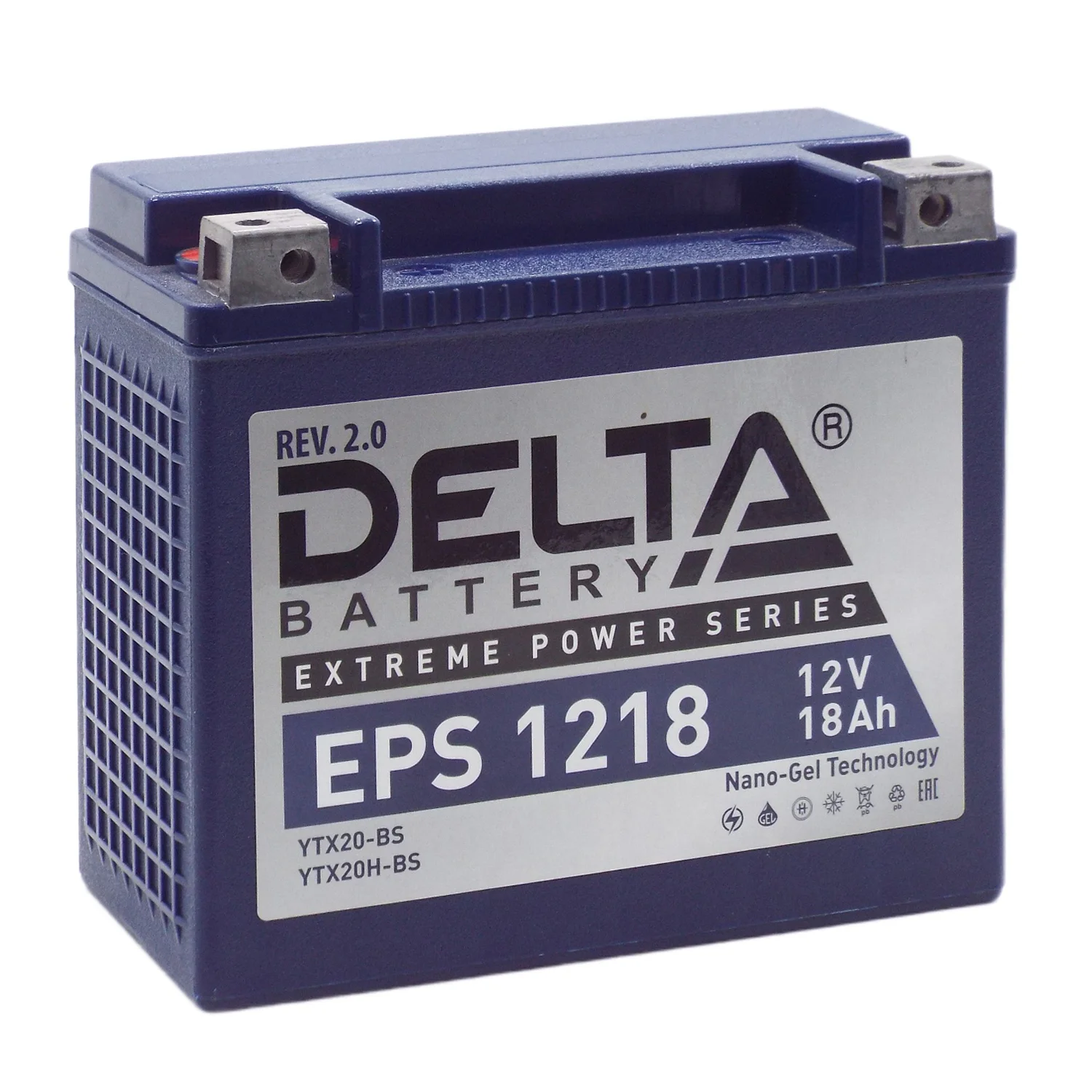 Аккумулятор DELTA EPS 1218 20 Ач п.п. (YTX20-BS)