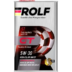 Масло моторное ROLF GT 5W-30, 1л Фото 1