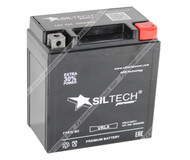 Аккумулятор SILTECH мото 7 Ач о.п. (YTX7L-BS) VRLA 1207.1