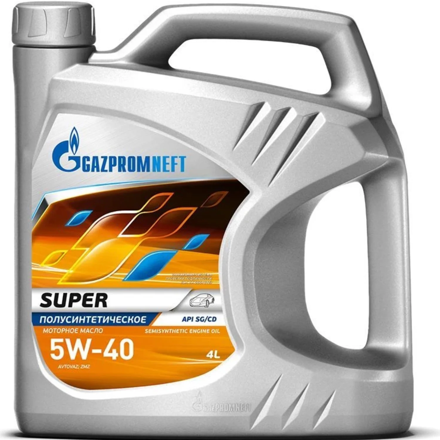 Масло моторное GAZPROMNEFT Super 5W-40, 4л Фото 1