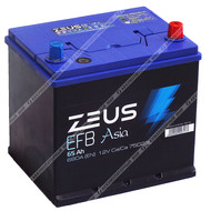 Аккумулятор ZEUS EFB ASIA 75D23L 65 Ач о.п.