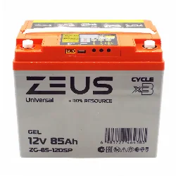 Аккумулятор ZEUS ZG-85-12DSP GEL (12V85Ah) универсальный Фото 1