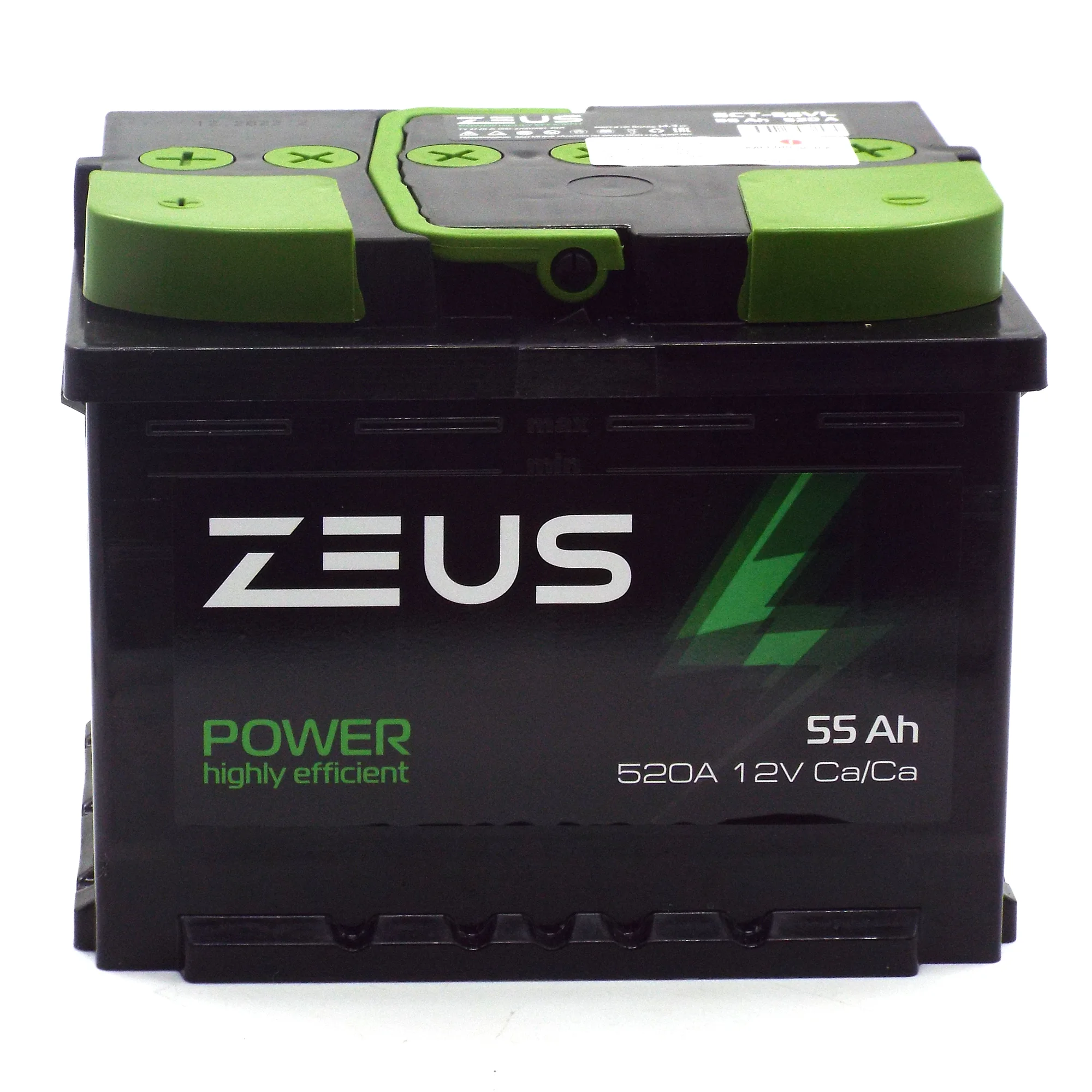 Аккумулятор ZEUS POWER 55 Ач п.п. Фото 1