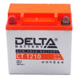 Аккумулятор DELTA СТ 1210 AGM 10 Ач п.п. (12N9-4B-1) Фото 1