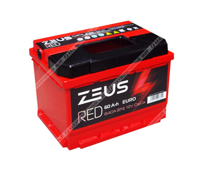 Аккумулятор ZEUS RED LB 60 Ач о.п.