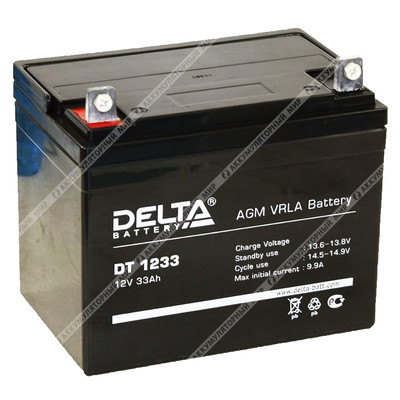 Аккумулятор Delta DT 1233 (для слаботочных систем)