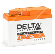 Аккумулятор DELTA СТ 12026 AGM 2.5 Ач о.п. (YTR4A-BS)