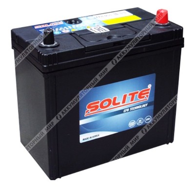 Аккумулятор SOLITE EFB N55 50 Ач о.п. STOCK