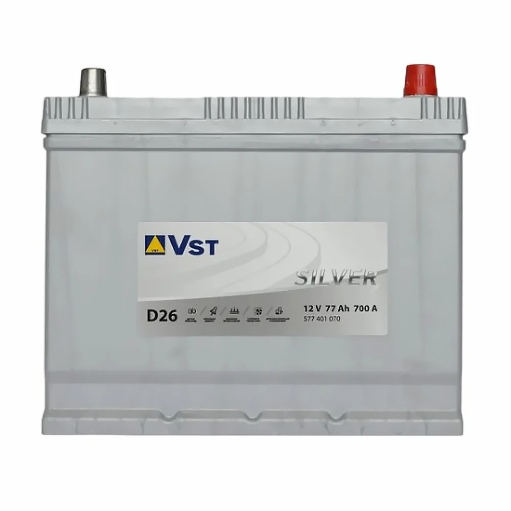 Аккумулятор VST Silver Asia D26 77 Ач о.п. Фото 1