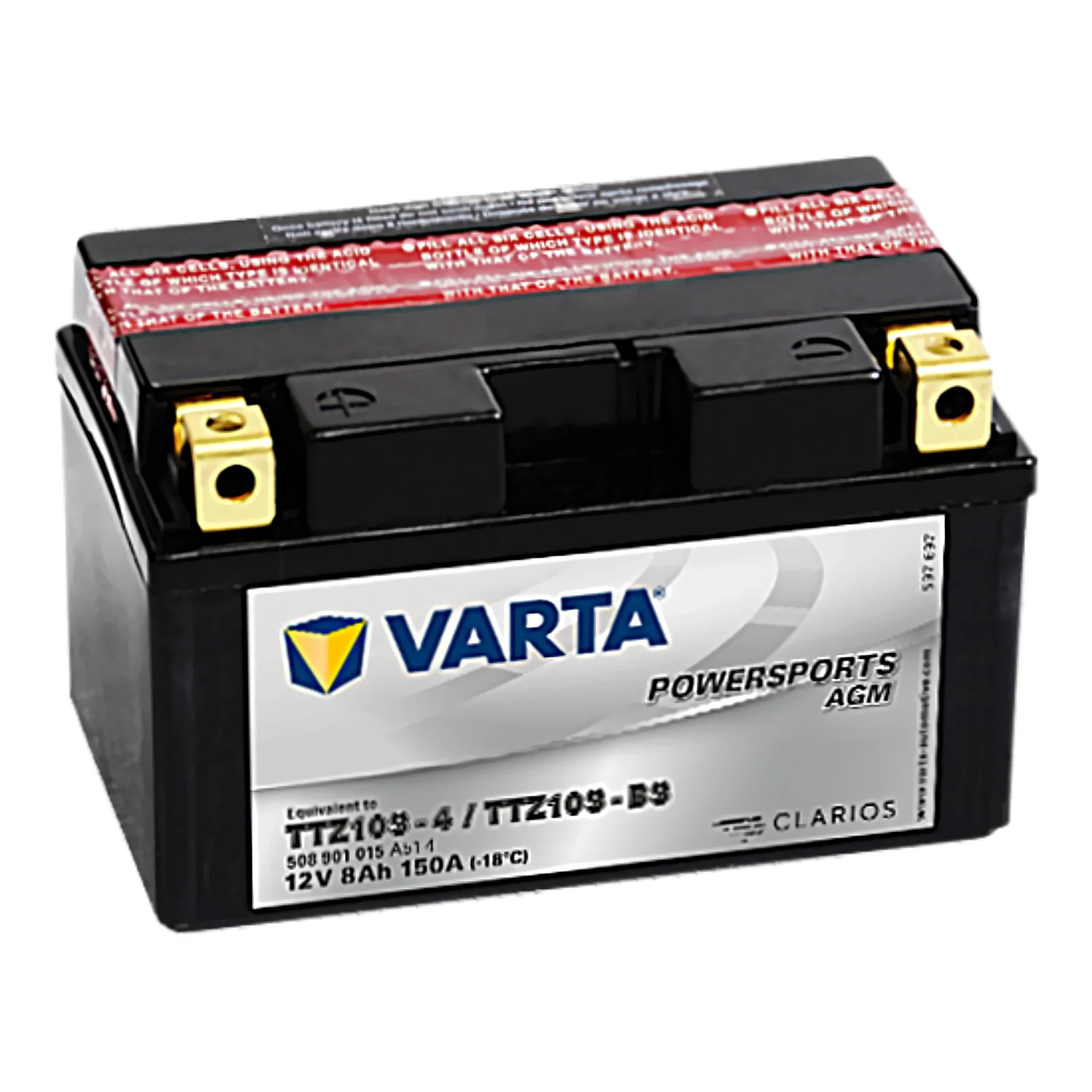 Аккумулятор VARTA 8 Ач п.п. (TTZ10S-BS) 508 901 015 РАСПРОДАЖА Фото 1
