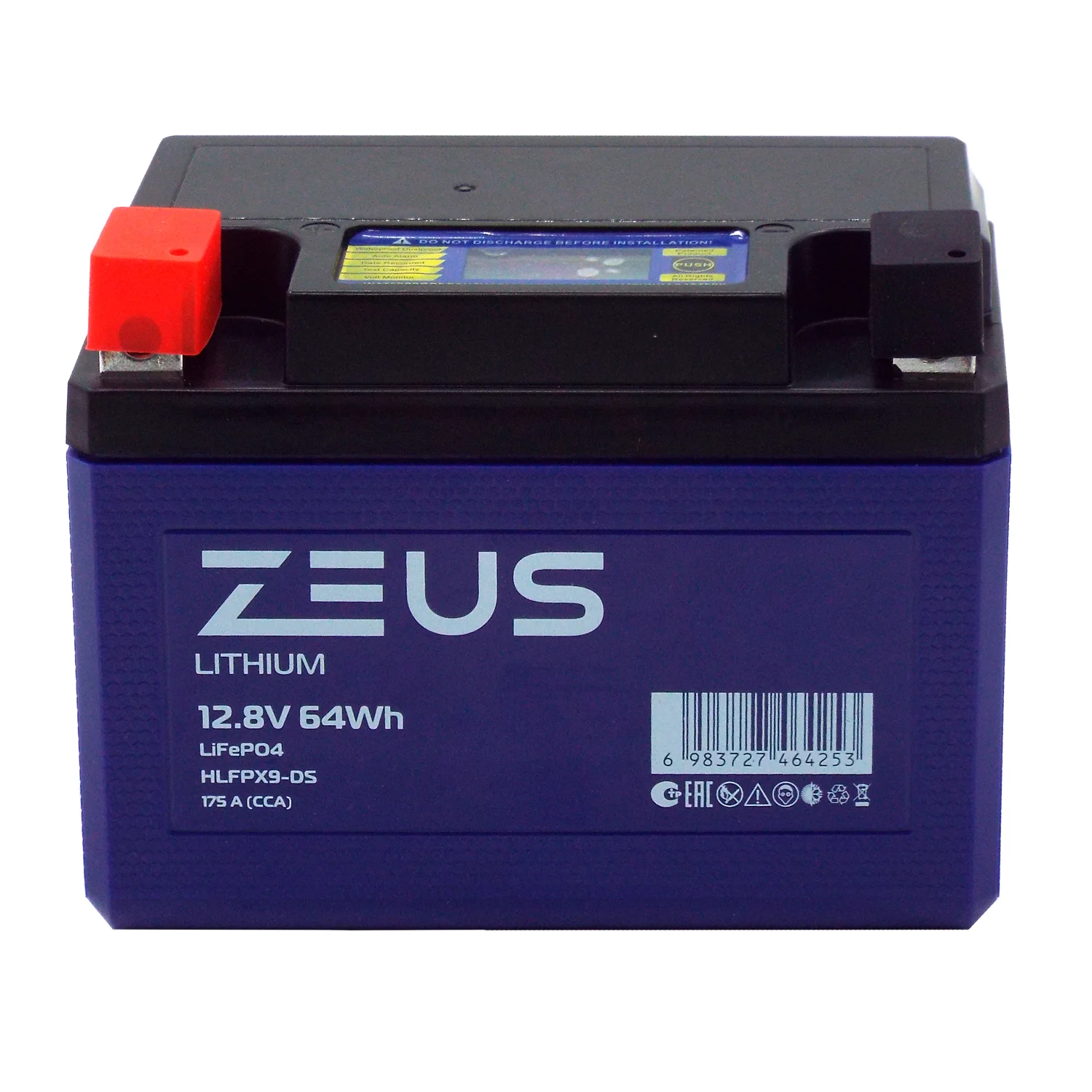 Аккумулятор ZEUS LITHIUM 64Wh п.п. (HLFPX9-DS) Фото 1