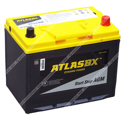 Аккумулятор ATLAS BX AGM SA S65D26L 75 Ач о.п.