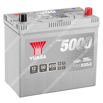 Аккумулятор YUASA YBX5053 Asia 50 Ач о.п.